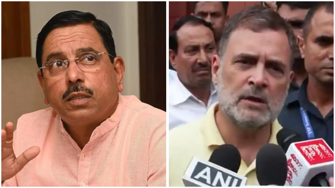Congress, BJP spar over Pralhad Joshi’s pick as education minister