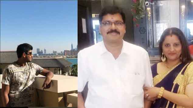 Yash Thakur, his father and mother (Special arrangement)