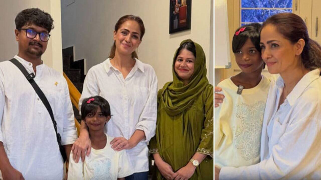 Simran wins hearts as she fulfills differently abled girl's dream