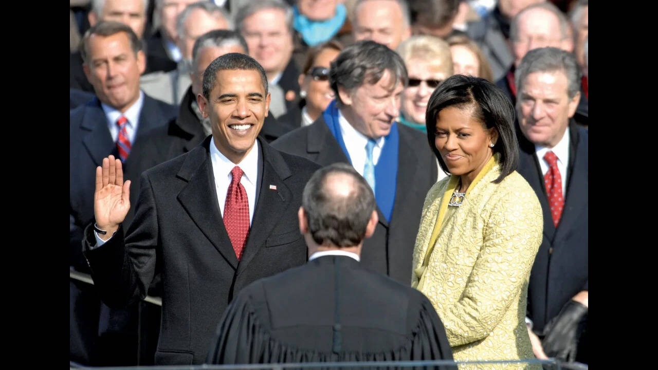 Barack-Obama-Michelle-president-January-20-2009