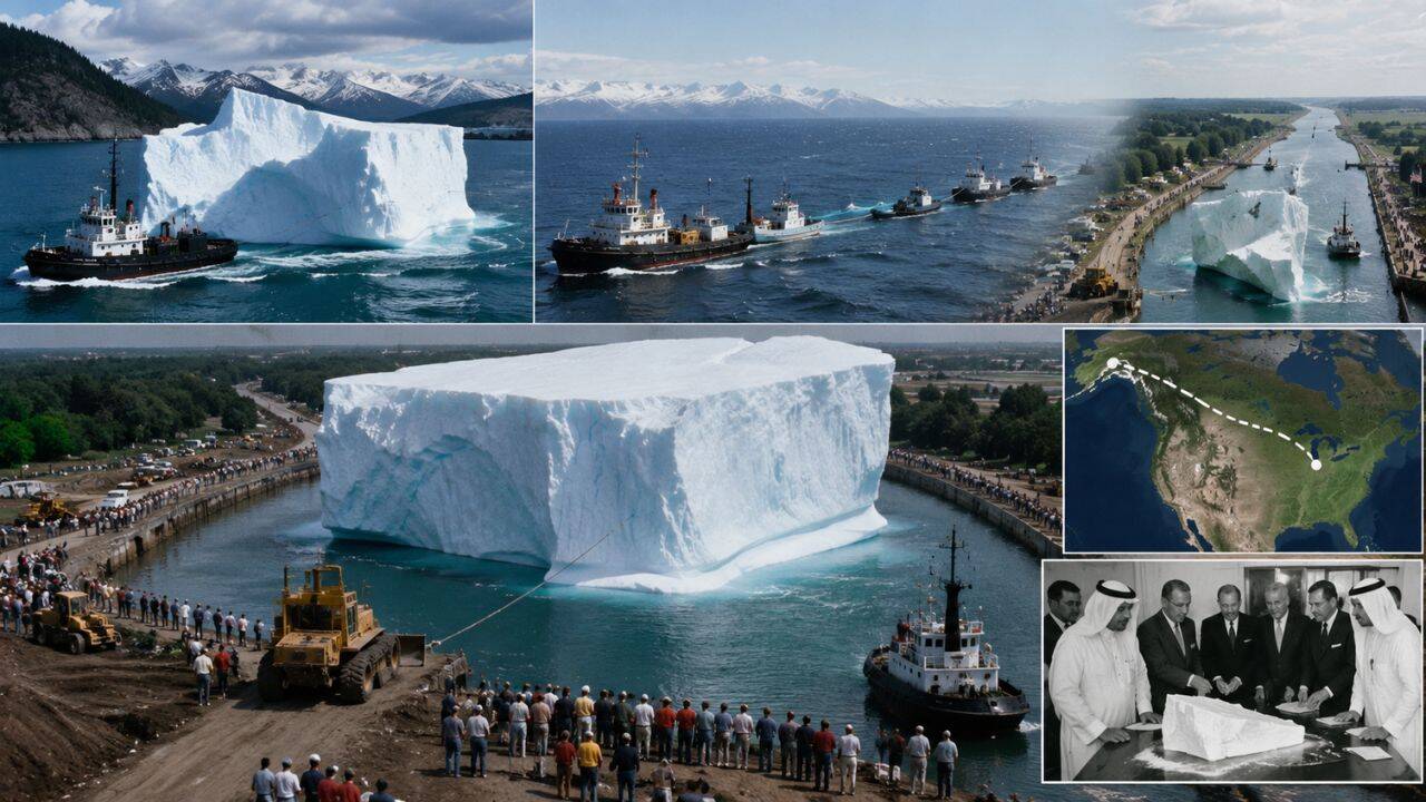 How a giant iceberg reached Iowa for Saudi Arabia's freshwater dream