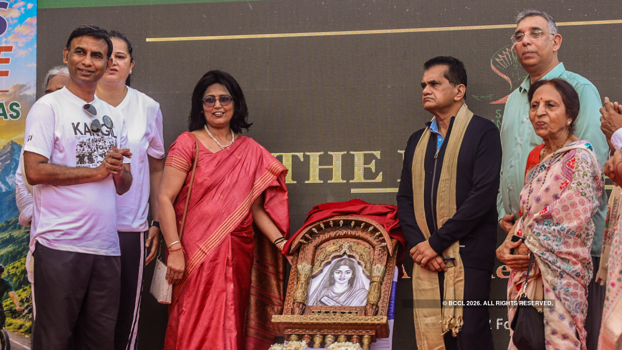 A painting of Vidushi Maitreyi, the Vedic philosopher on whose name the college was named, was also unveiled at the event