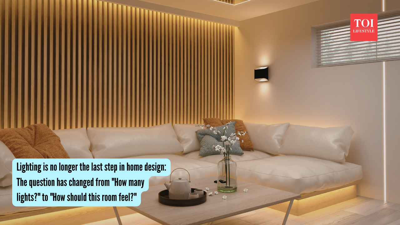 Lighting is no longer the last step in home design: The question has changed from "How many lights?" to "How should this room feel?"
