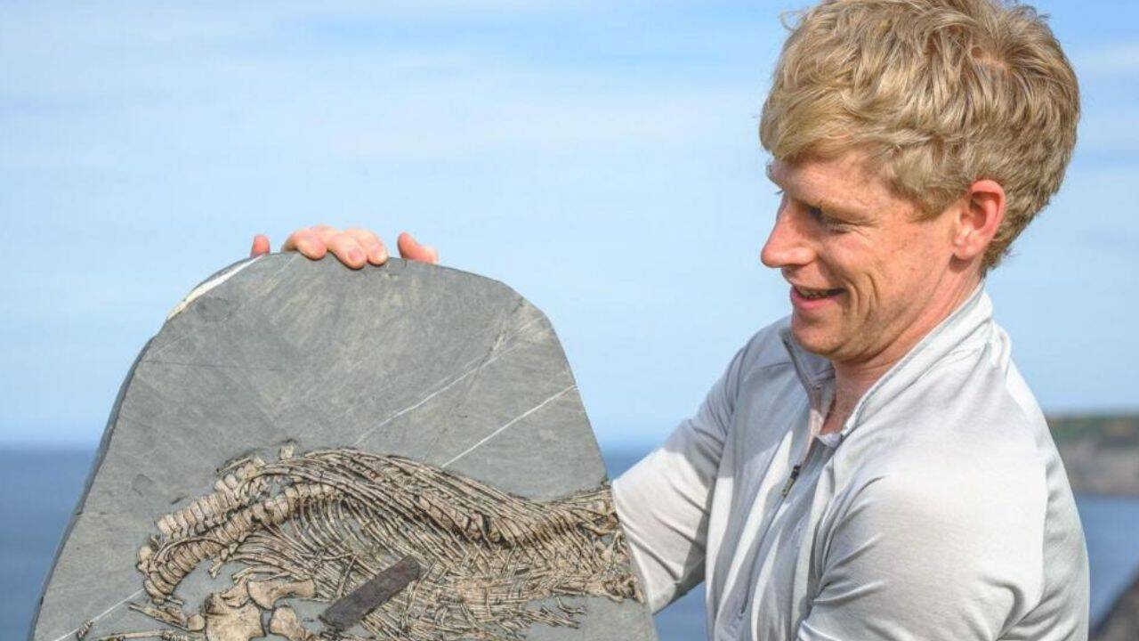 How fossil hunting helped Matthew Myerscough find focus again