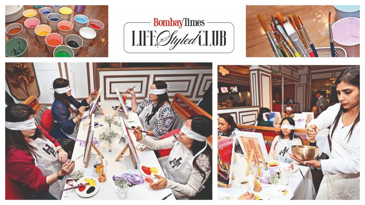 Blindfolds on, stress off: Mumbaikars experience unique art and sound healing