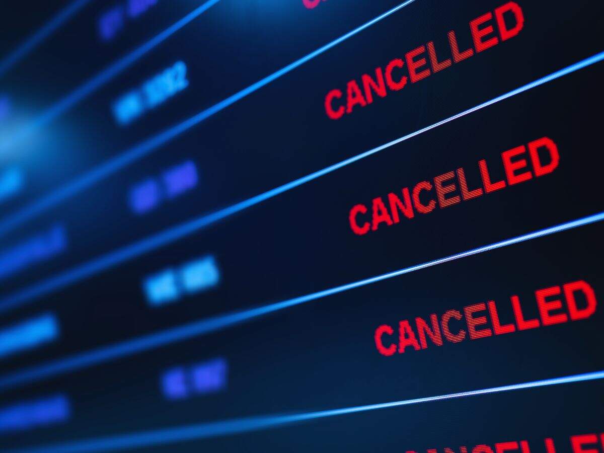 Flights cancelled