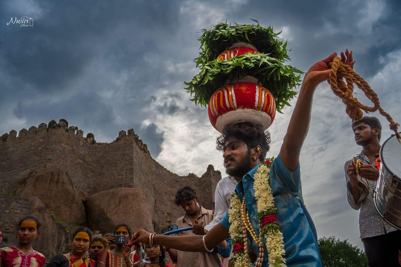 Bonalu celebrations: Naveen Janga