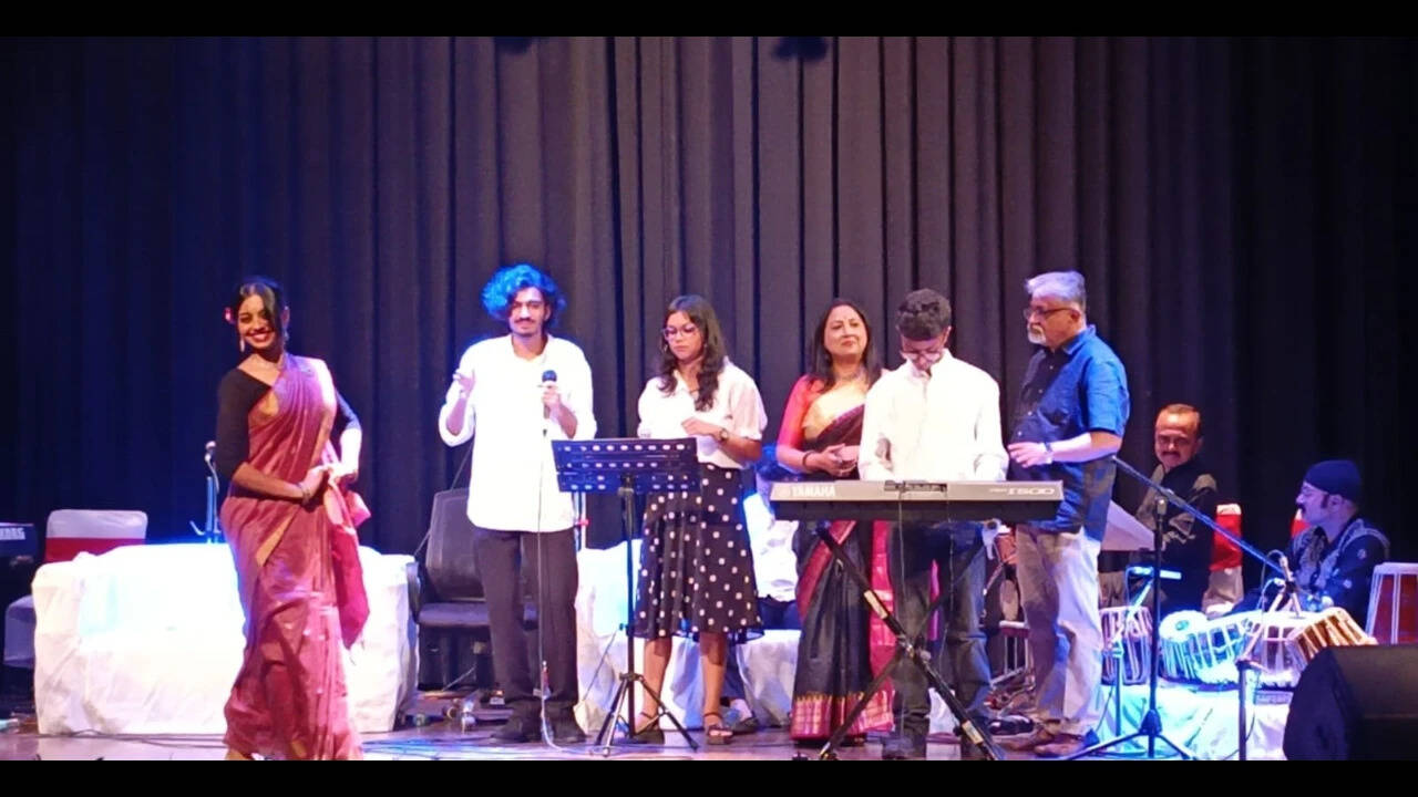 A performance by ANTARIK, a group of specially-abled children; coordinated by Jhuma Roy Chowdhury