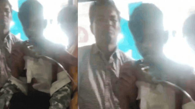 MP man watches son die inside ambulance after oxygen runs out