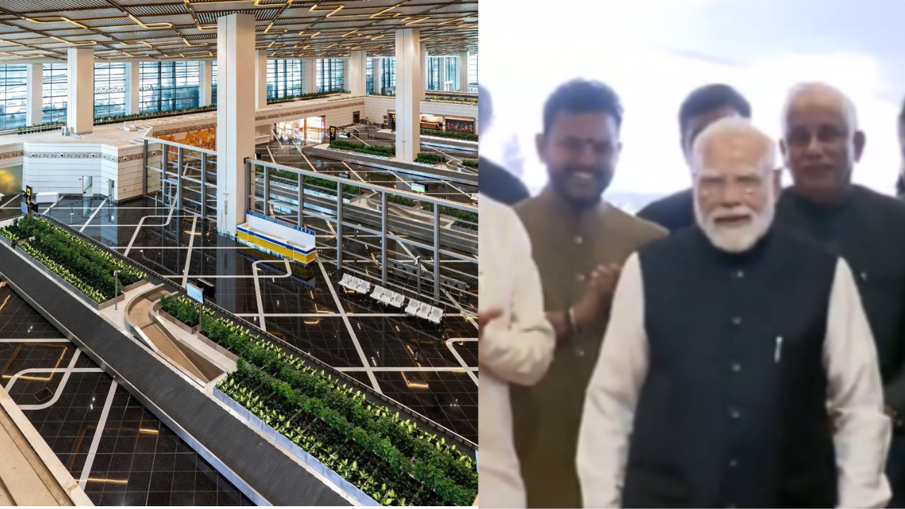 In pics: PM Modi inaugrates AI-equipped international airport in Andhra
