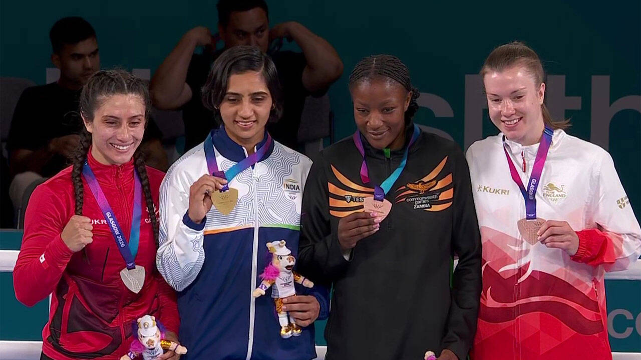 CWG 2026: Jadumani settles for silver after Jaismine, Preeti strike boxing gold