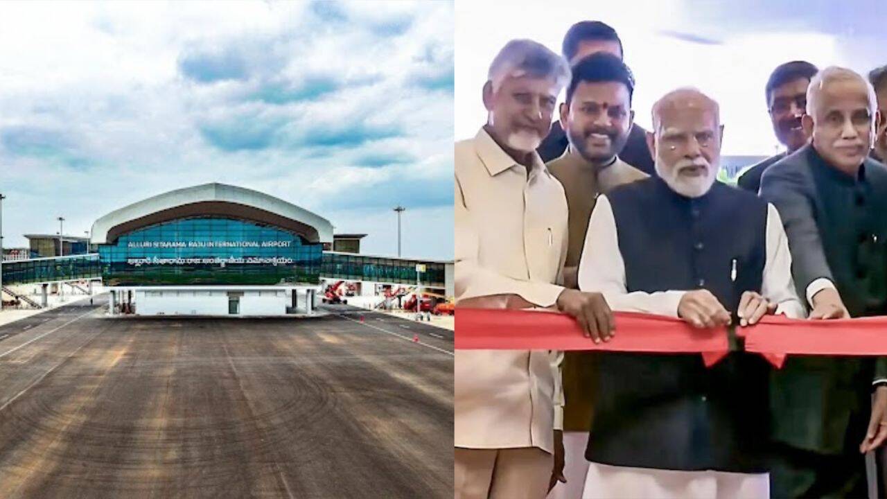 PM Modi inaugurates Rs 5,000 crore Bhogapuram Airport in Andhra Pradesh