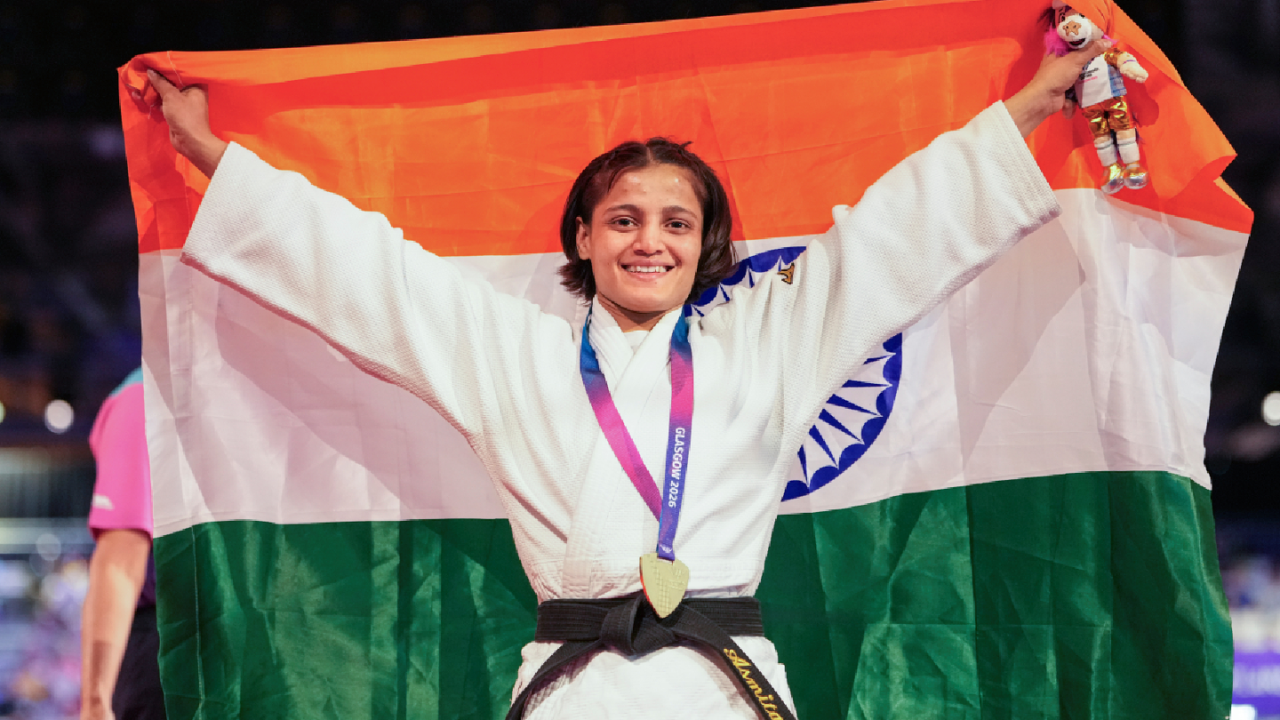 Asmita became the first Indian judoka to win a Commonwealth Games gold medal. (PTI Photo)