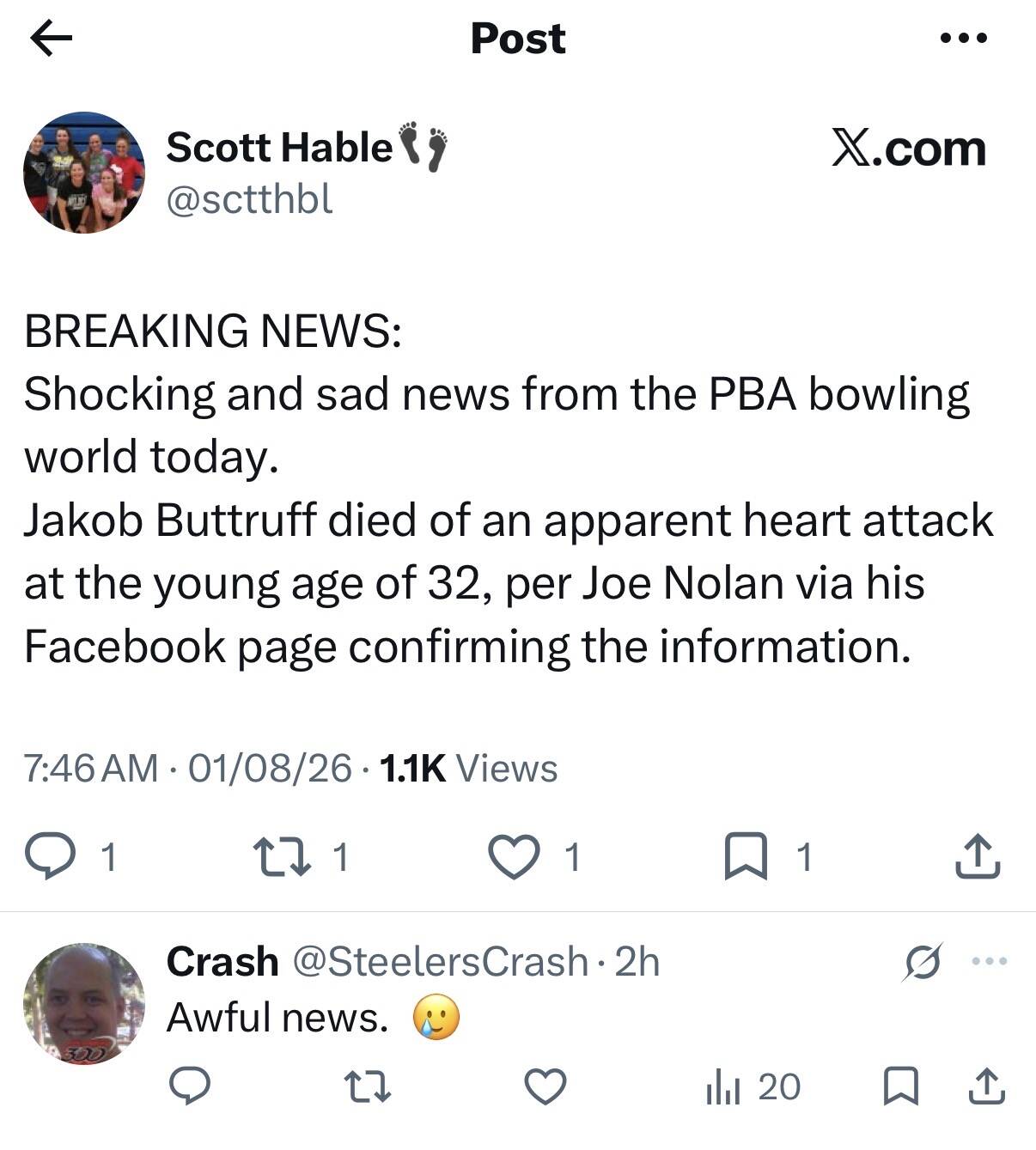 Jakob Butturff cause of death update