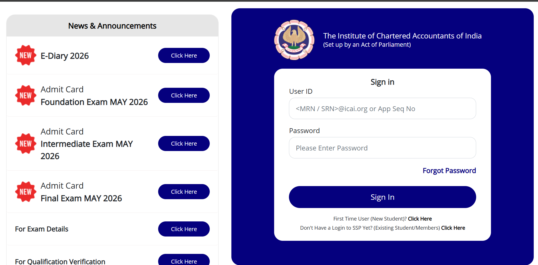 ICAI reopens CA Final November 2026 application window till August 5; apply at eservices.icai.org