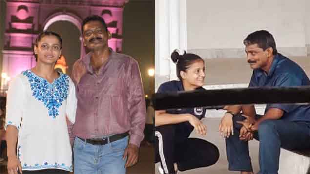 Asmita Dey and her father (Special arrangement)