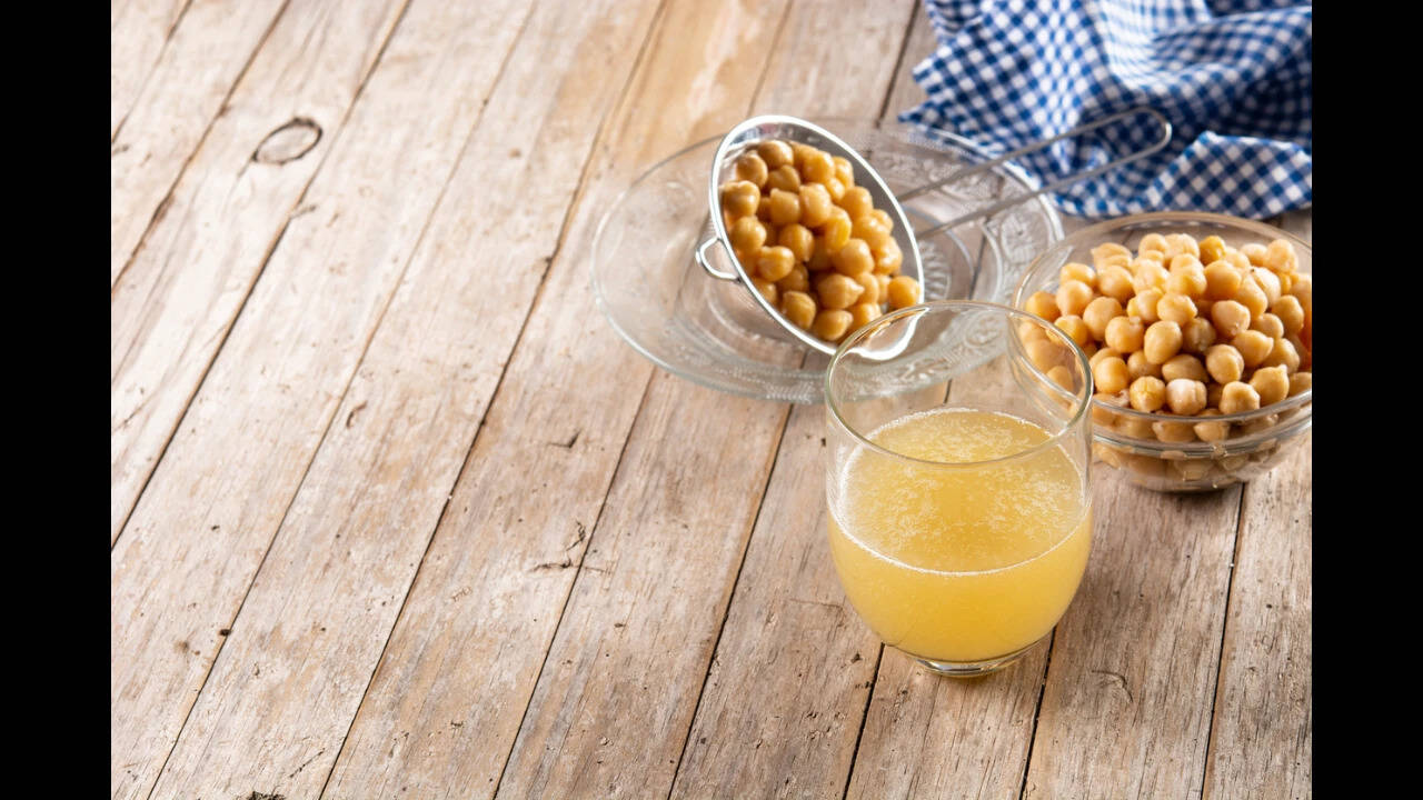 Chickpea water aquafaba