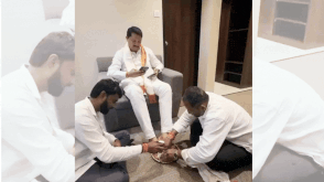 ‘Culture of Congress leaders’: BJP minister slams Nana Patole feet-washing video