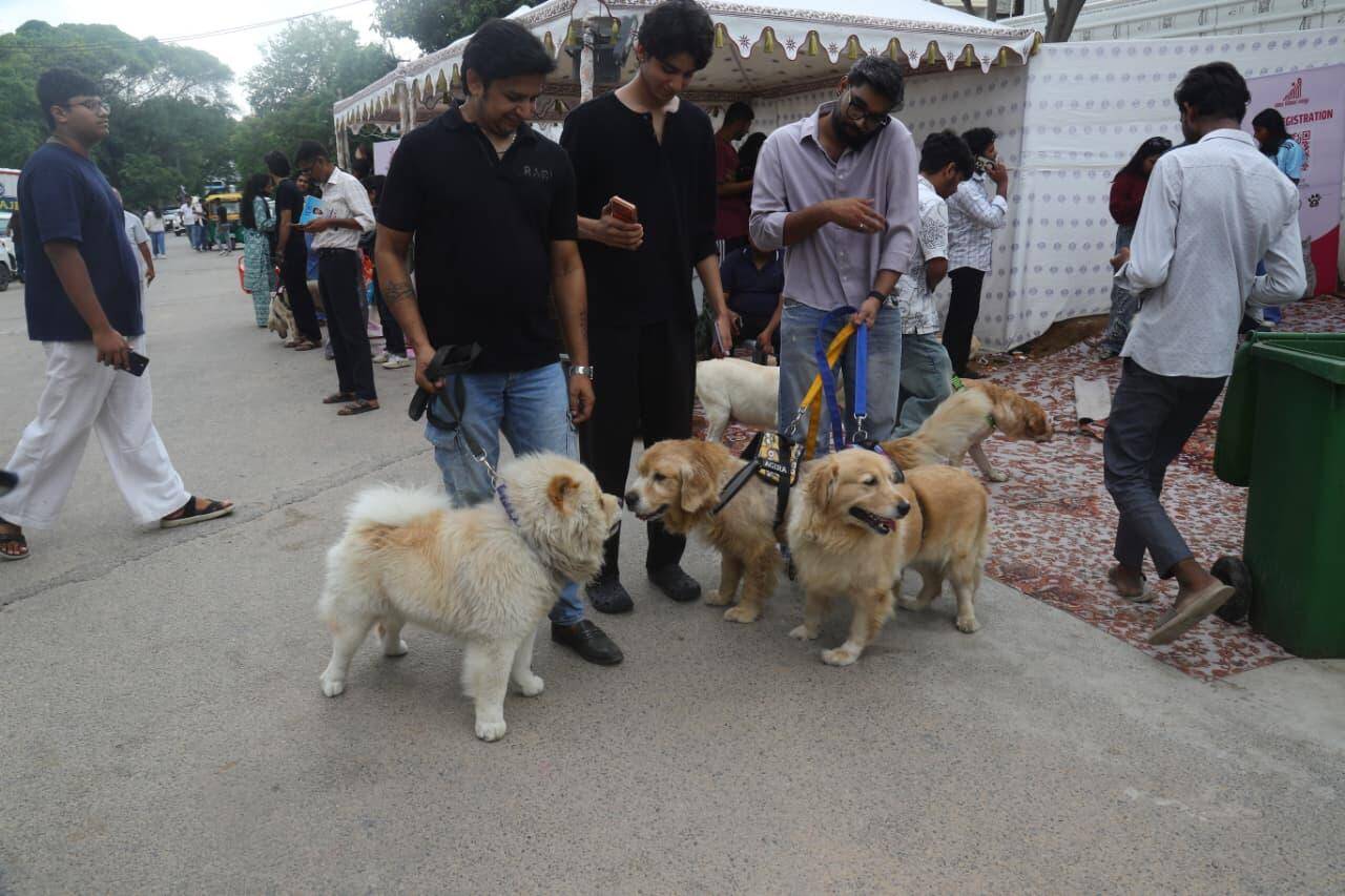 Pet parents attend the Mega Pet Carnival with their pets on Sunday (1).jpeg