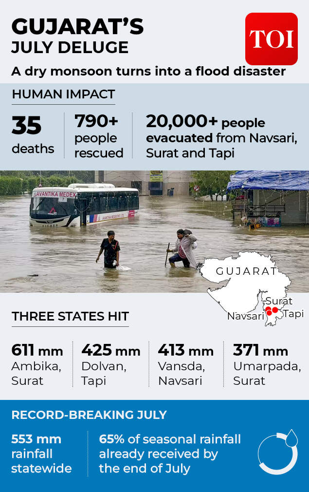 Gujarat july deluge