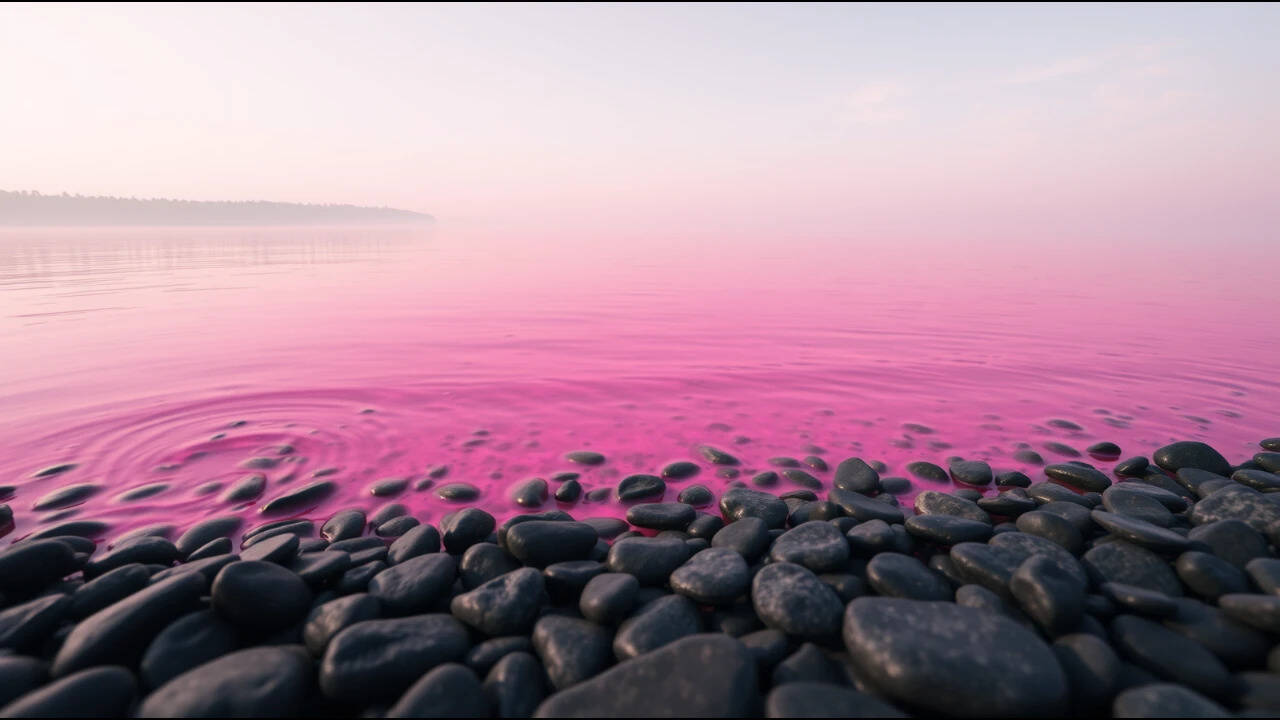 In 2023, scientists turned part of San Diego's ocean bright pink