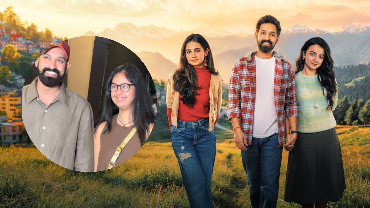 Vikrant Massey with niece at Musafir Cafe success party (Image Credits Instagram and Netflix)