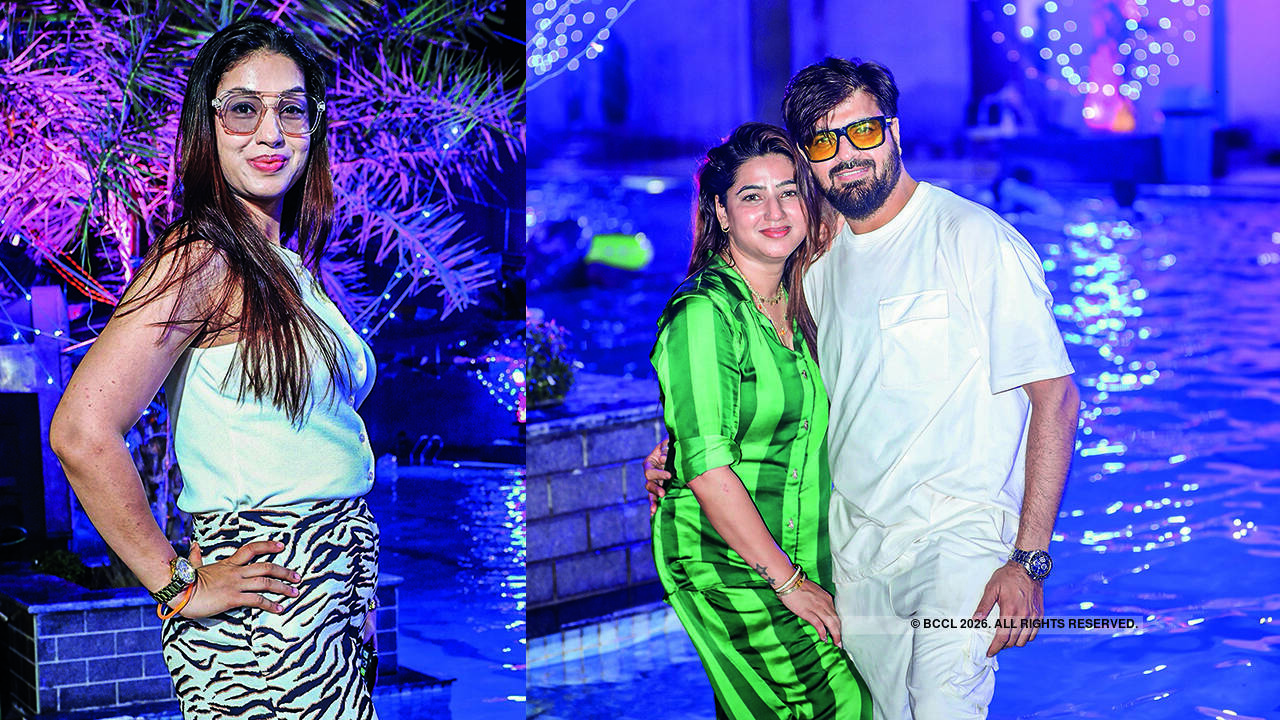 (L) Trisha (R) Varsha and Bobby