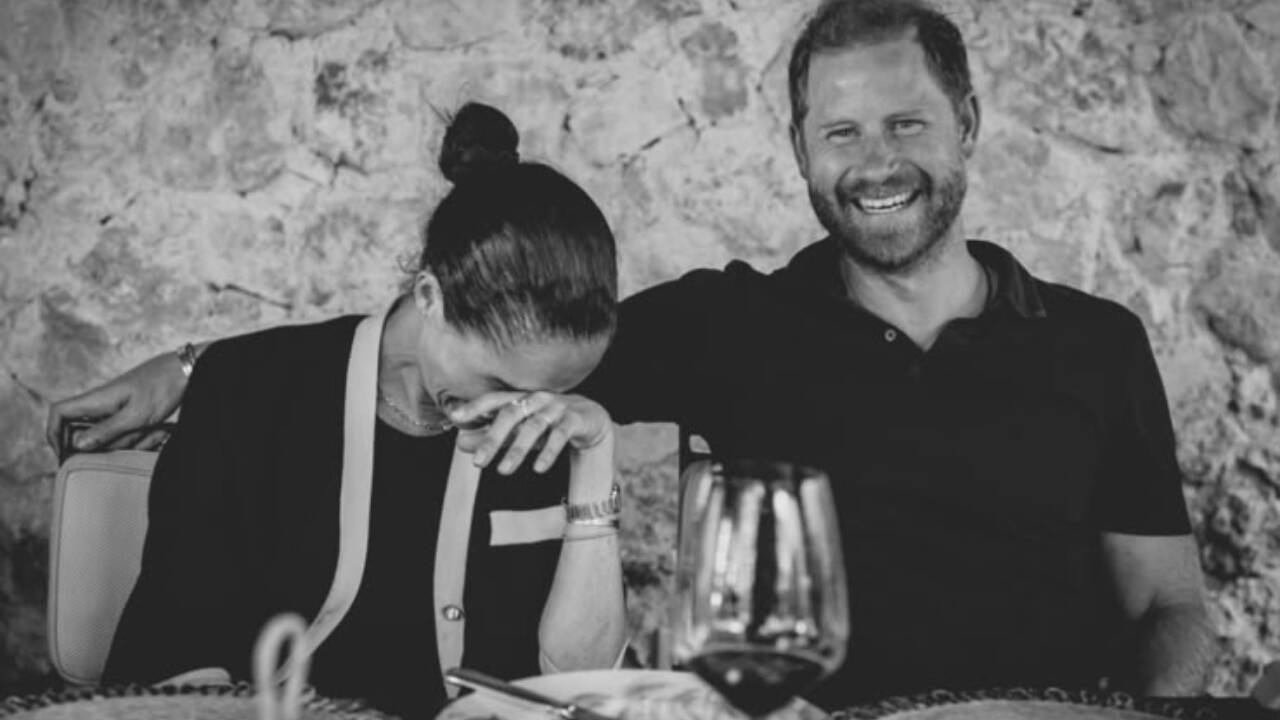 Why did Meghan Markle join Prince Harry at Highgrove House?