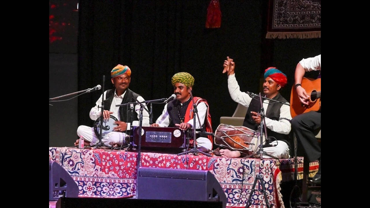 Manganiyar artists Bhutta khan, Ikhlas Khan, Sawai Khan