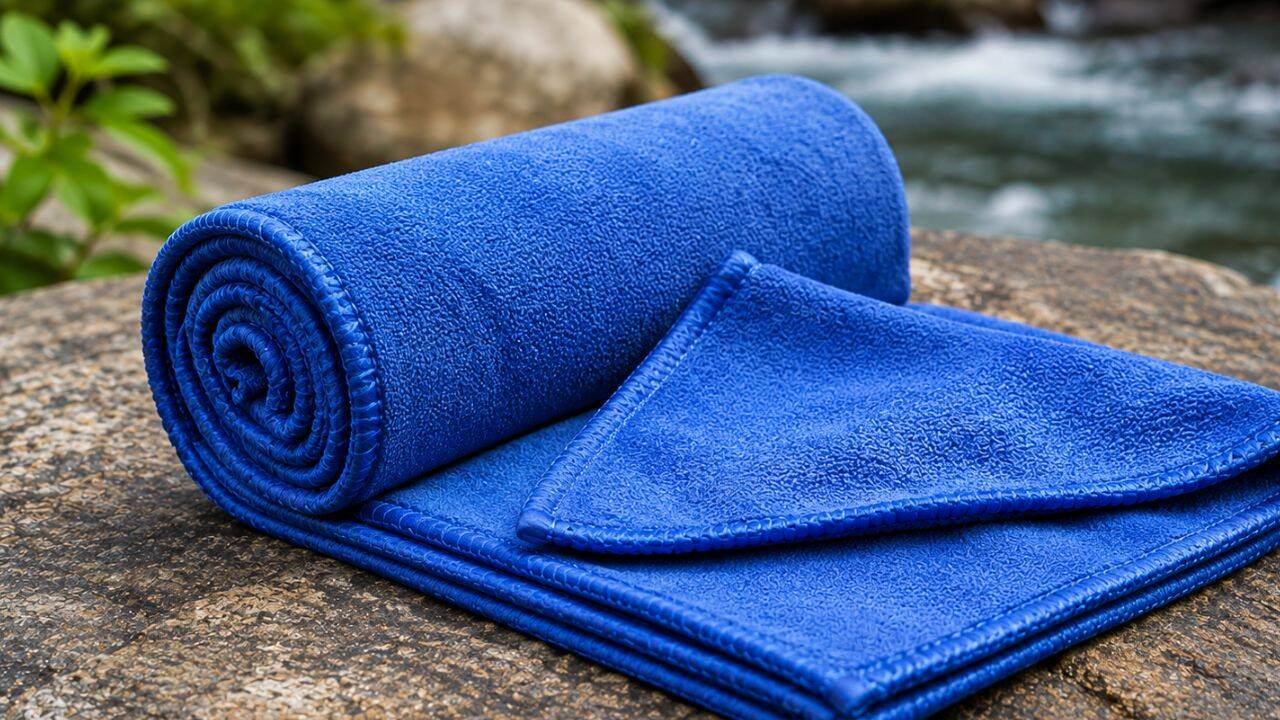 Quick-dry microfibre towel