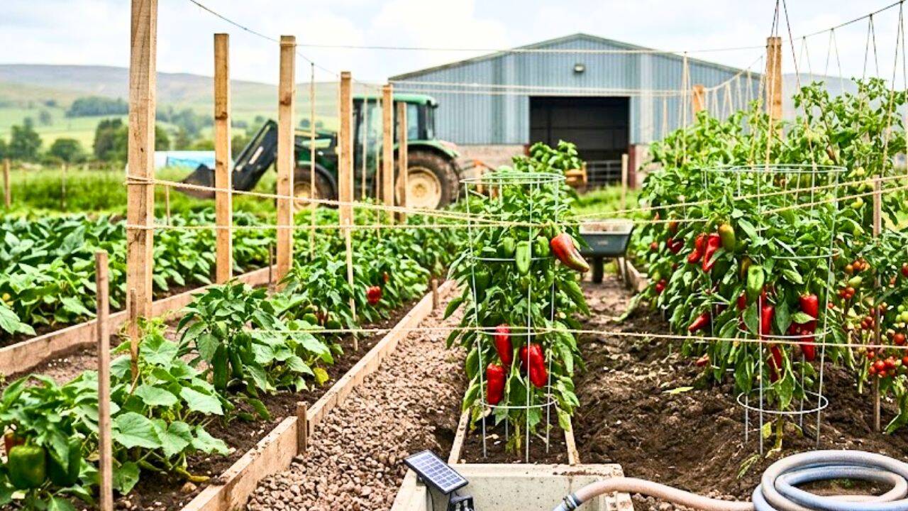 Support tall plants before storms