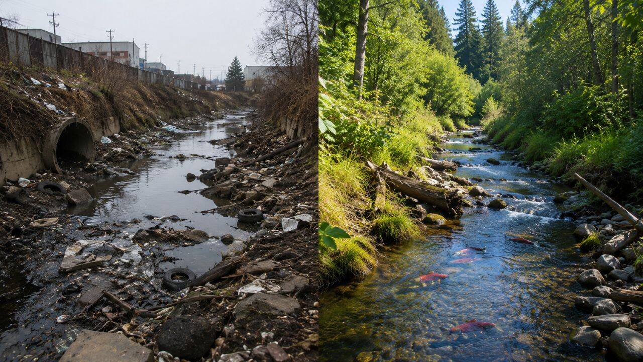 How John Beal transformed polluted Hamm Creek into a thriving salmon habitat