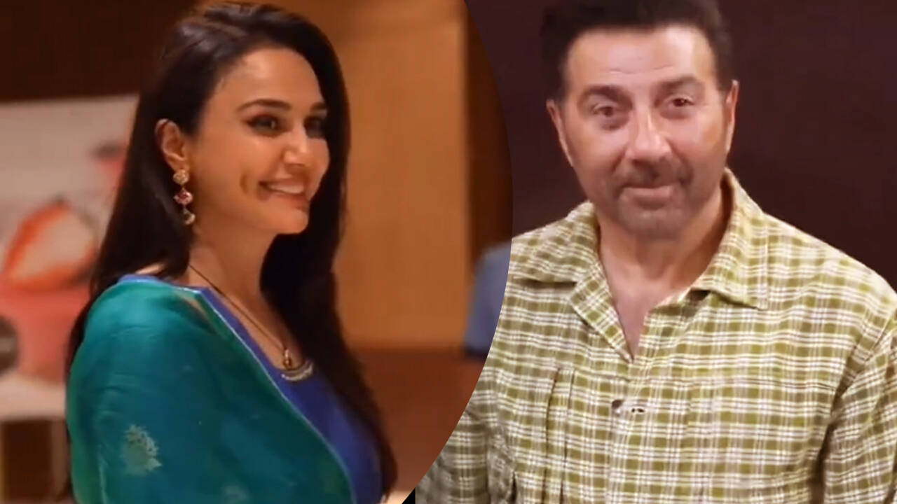 Sunny Deol and Preity Zinta reunite for 'Batwara 1947' promotions - WATCH
