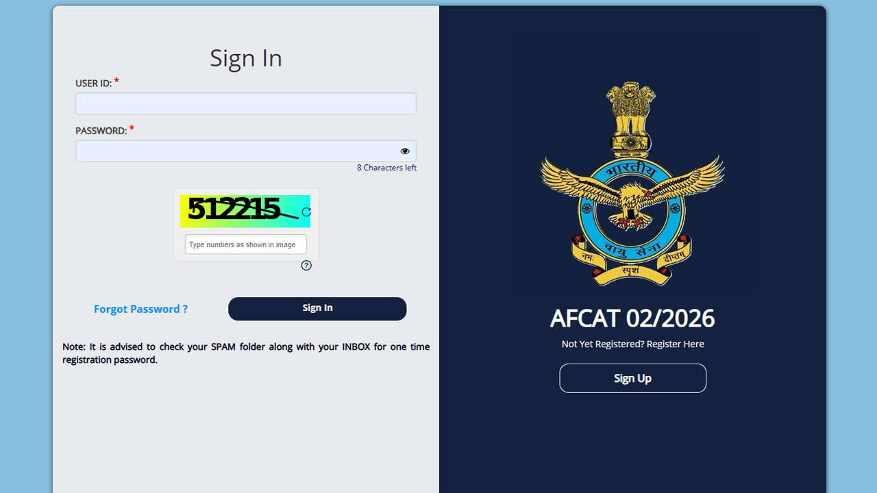 AFCAT 02/2026 admit card to be released today for 379 Indian Air Force vacancies ahead of August 8 written examination; download here
