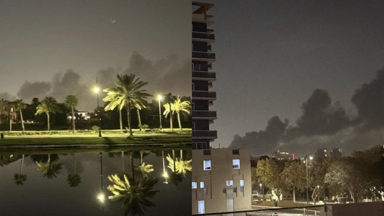 Seven blasts rock Dubai as massive fire erupts near strategic port amid Iran war