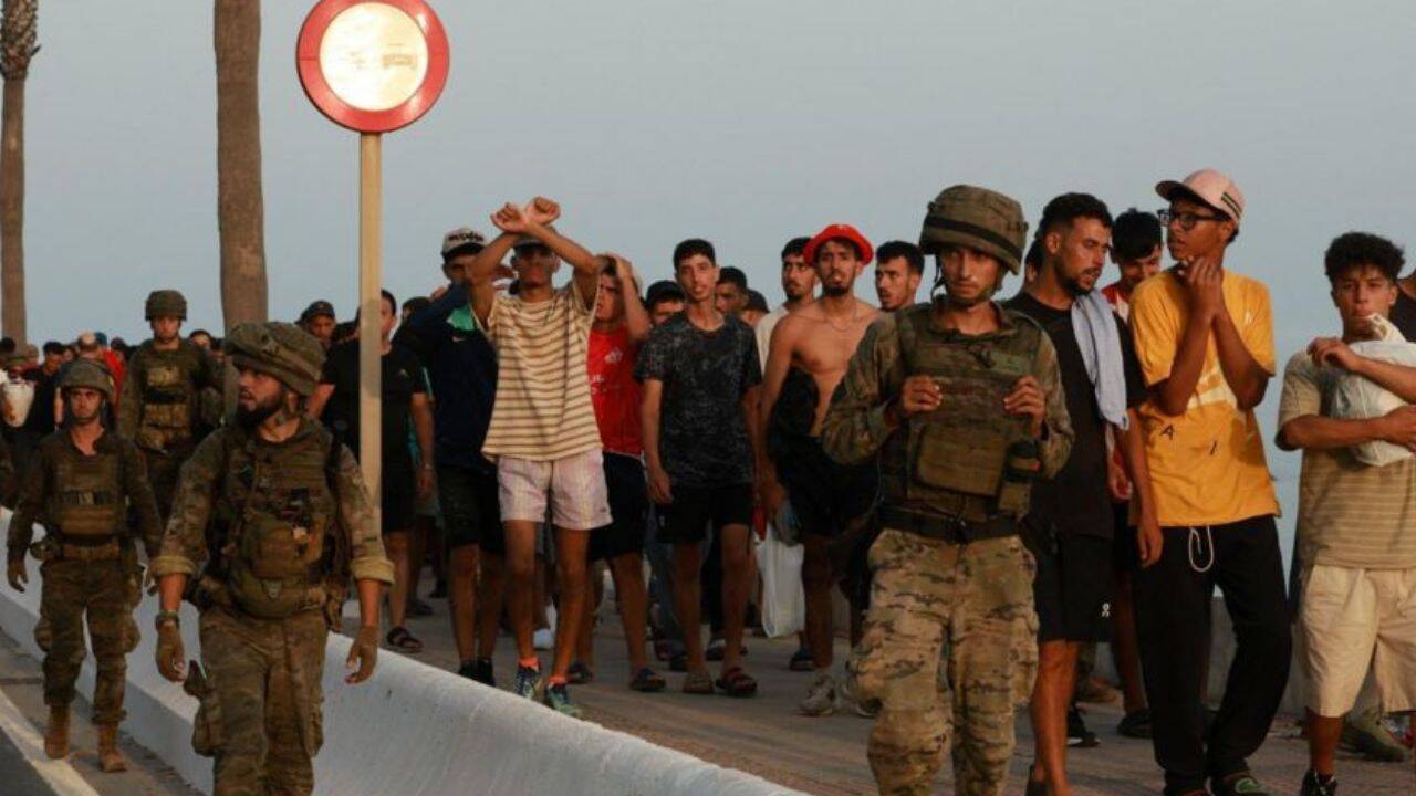 Mass crossing leaves nearly 1,000 migrant children stranded in Spain’s Ceuta