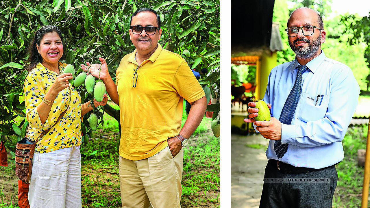 (L) Beena and Jayant Krishna (R) Cyrus Kherawala