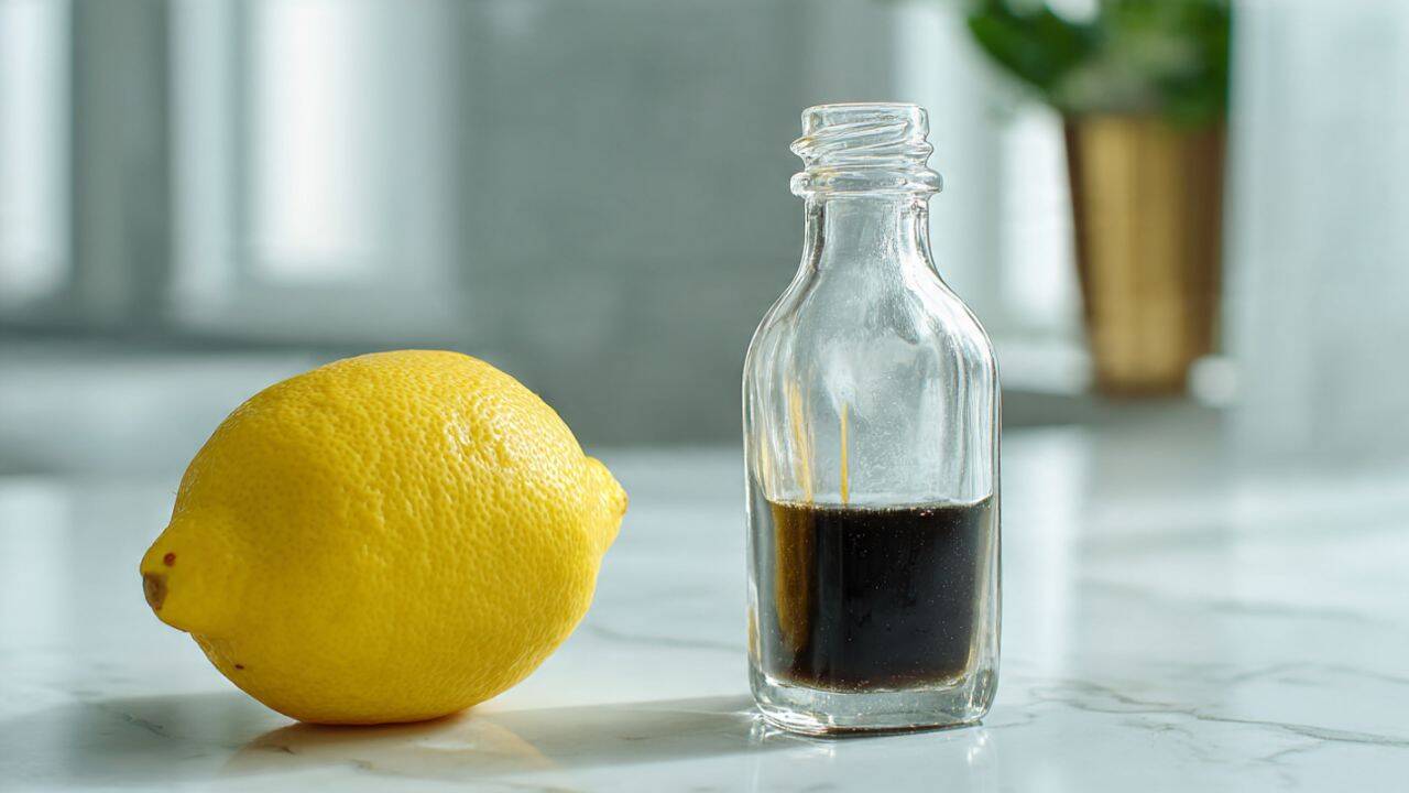 Remove odours with vinegar or lemon<br>