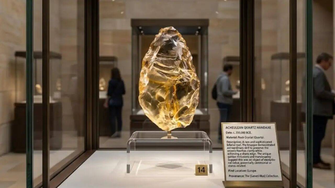 45,000-year-old crystal tool reveals Neanderthals valued beauty too