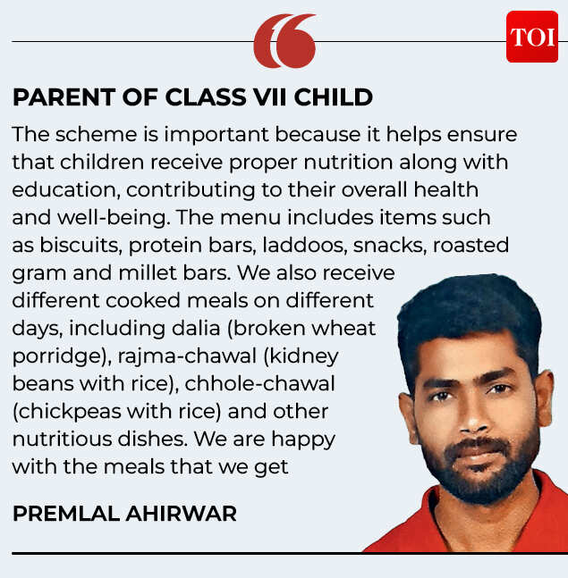 Parimal Ahirwar, Parent of class 7 student