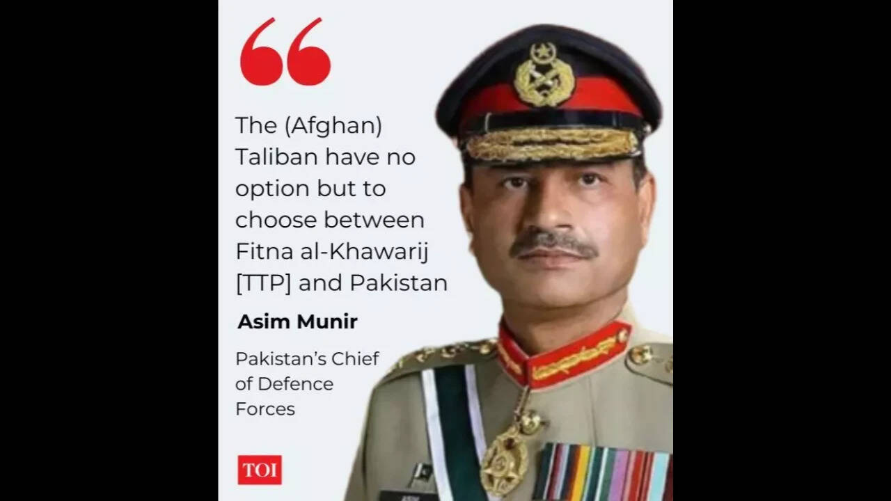 Asim Munir on Taliban