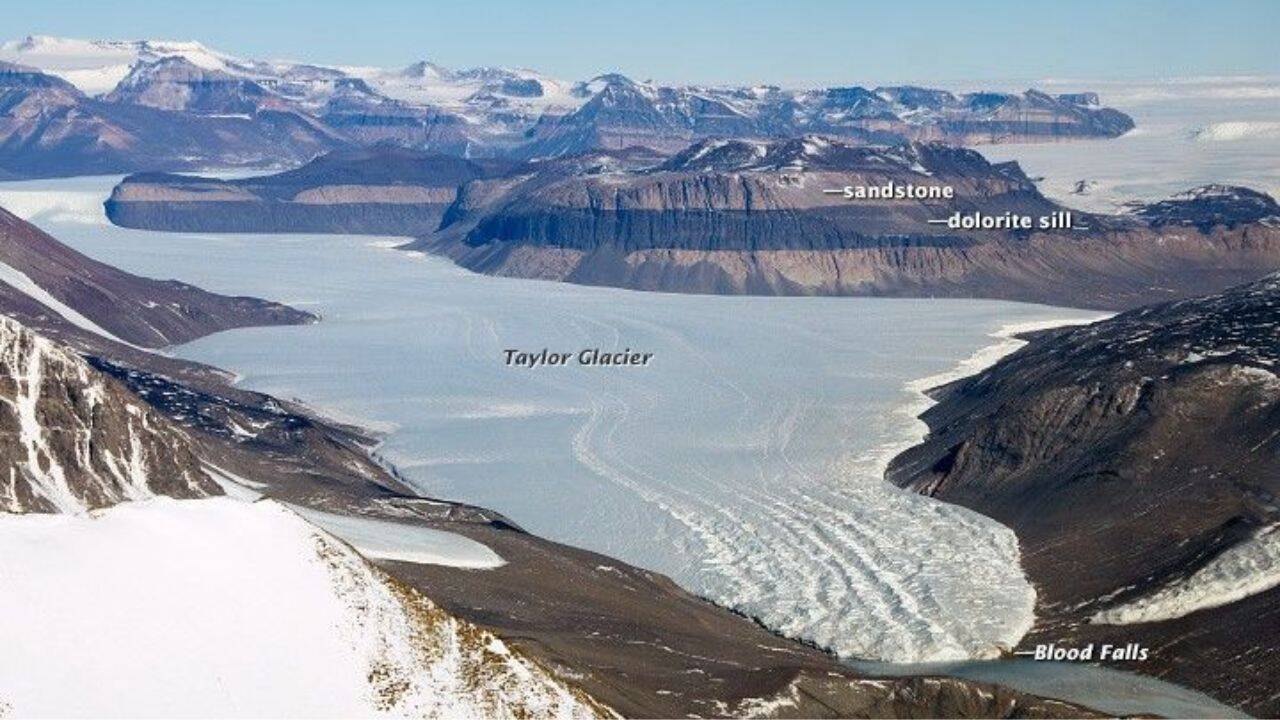 How the seawater got trapped inside a glacier for 2.5 million years