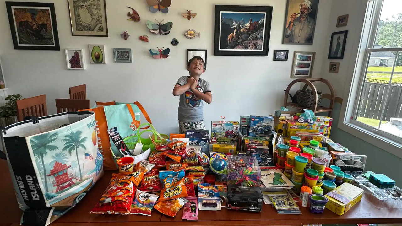 An 11-year-old autistic boy wanted to trick-or-treat in summer; neighbors opened their doors and...