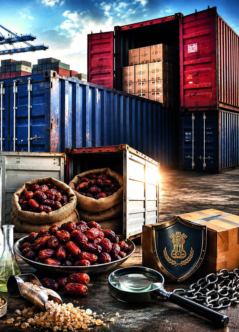 DRI seizes 13 containers of banned Pakistani dates at Kandla port