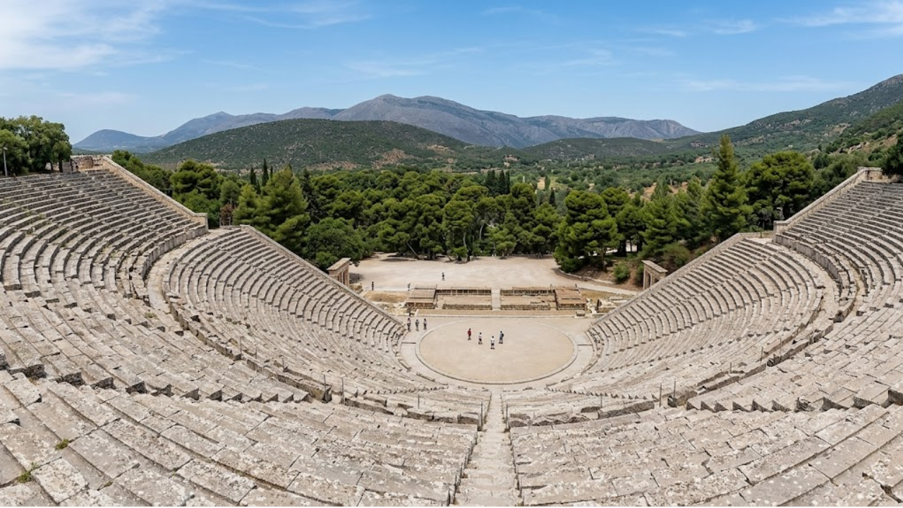 This 2,300-year-old Greek theatre still echoes with live performances