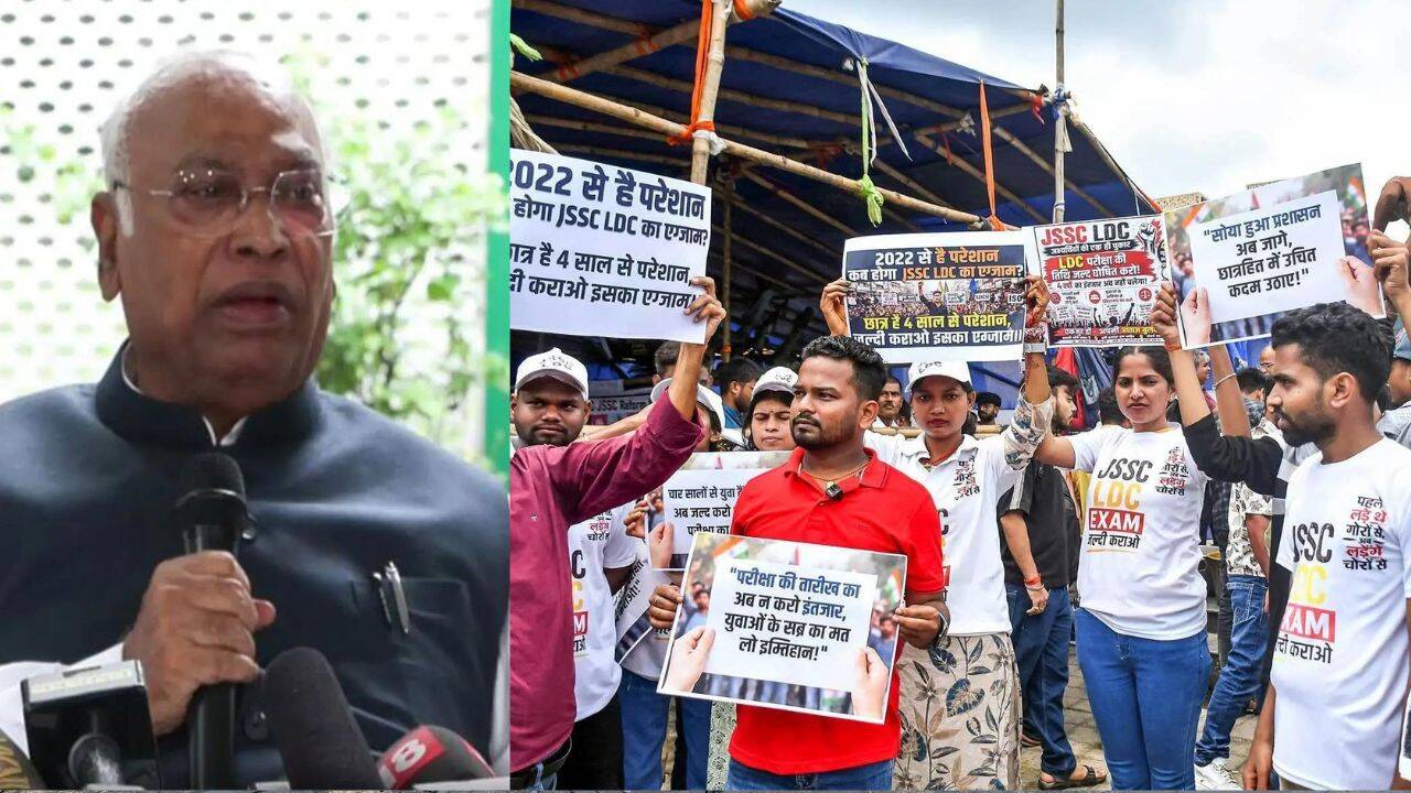 'We are with students': Kharge's first reaction to Jharkhand protests