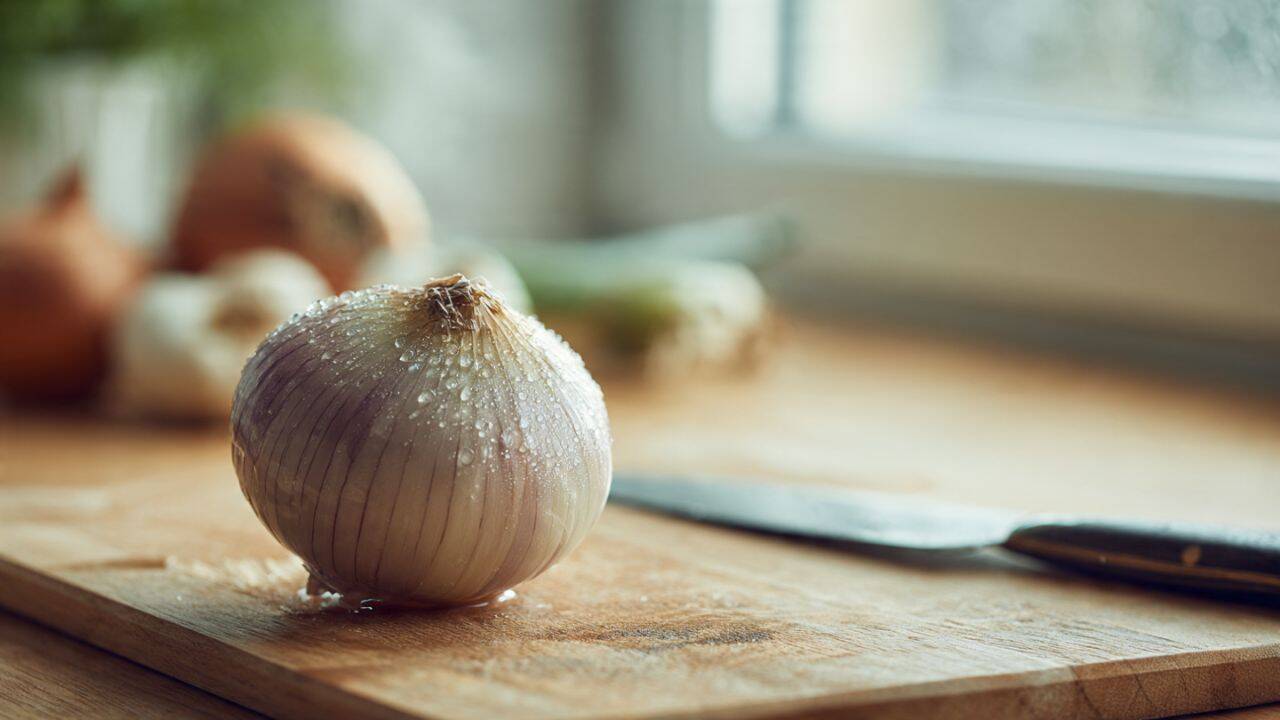 Keep the onion chilled before chopping <br><br>