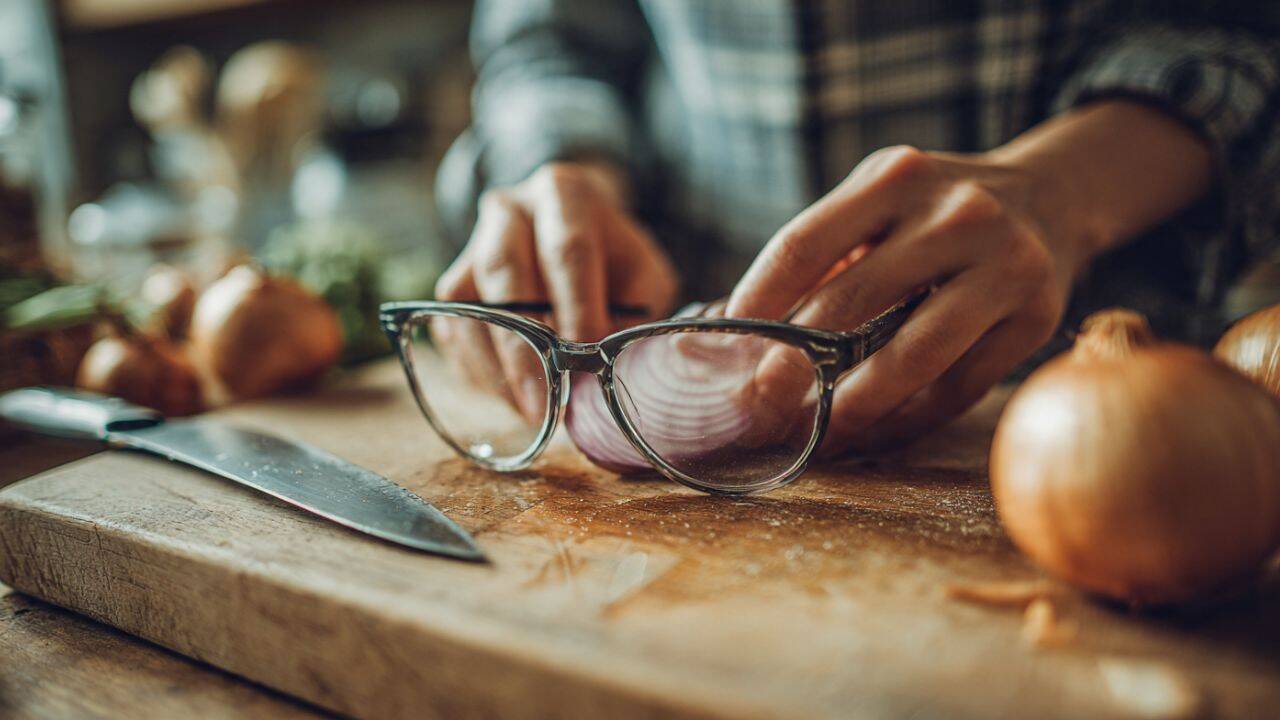 Wear close-fitting glasses<br>