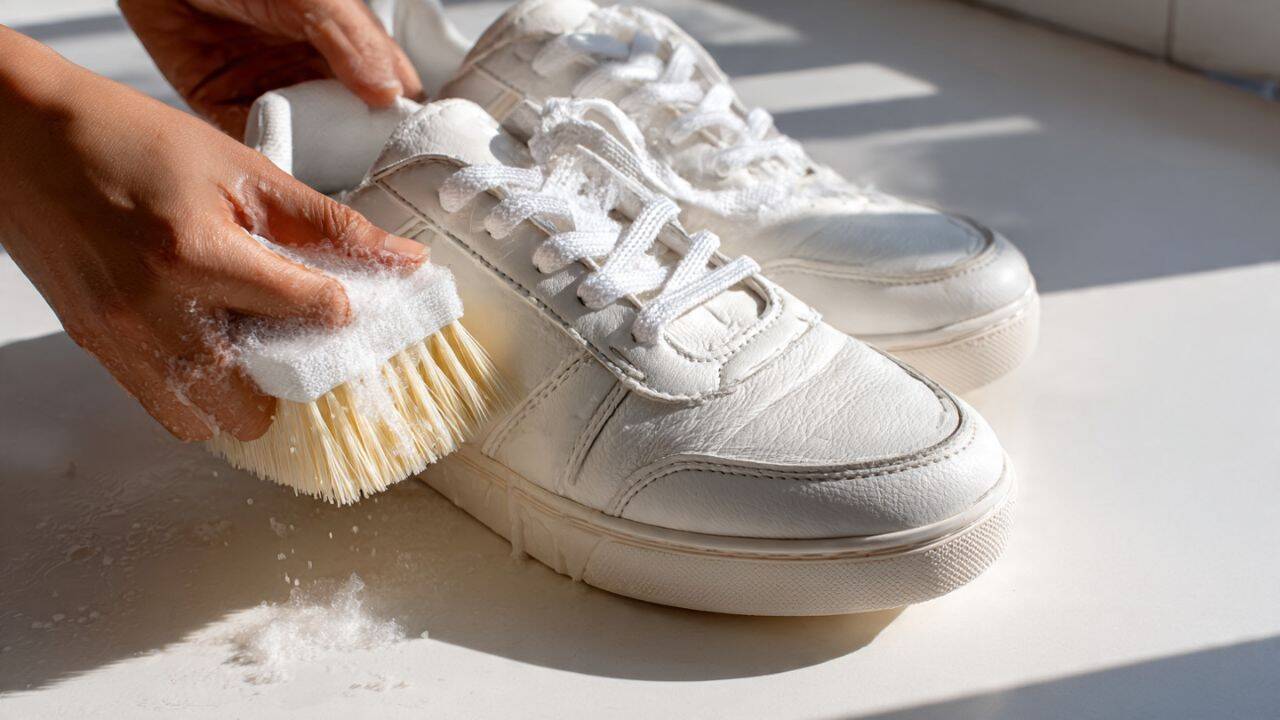 Use a magic eraser<br>