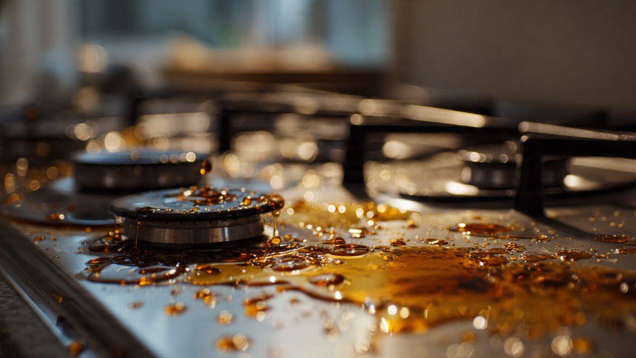 Wipe away fresh spills before they harden<br><br><br>